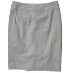 Calvin Klein  Pencil Skirt Blue White Micro Stripe Photo 4