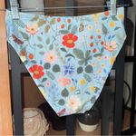 Summersalt  high leg bikini bottoms mid rise Strawberry fields butterfly flowers Photo 10