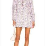 MORE TO COME Shelly Puff Sleeve Dress in Lavender Floral XS Purple Photo 0