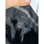 EXPRESS  editors black stripped pants size 4R Photo 4