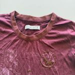 Abercrombie & Fitch Y2K Womens Medium Short Sleeve T-Shirt Eiffel Tower Burgundy Photo 1