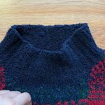 Jones New York Vintage  Unisex Plaid Wool Blend Mock Neck Sweater Large Photo 5