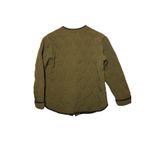 Knox Rose  Women's‎ Quilted Jacket Size S Green Brown Trim Casual Lightweight Photo 4