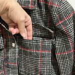 Ivy + Main Black Red and White Plaid Blazer Jacket Sz S Photo 4
