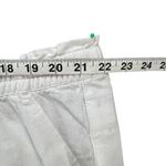 Old Navy Linen Crop Pant Women 2XL Bright White Pull On Elastic Waist Summer NEW Photo 5