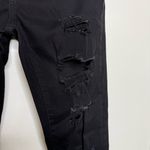 Arizona Jeans Arizona Jean Co Black Very Distressed Hi Rise Jegging Jeans Size 7 Long Juniors Photo 3