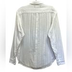 Xirena Cotton Long Sleeve Button Up Shirt Striped White Size S Photo 1