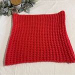 Source Unknown Coral Infinity Scarf Chunky Hand Knit Look Soft Winter Neck Warmer Orange Red Photo 4