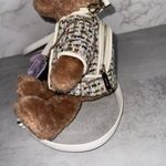 Kate Spade NWT KI972 Oh What Fun 3D Teddy Bear Crossbody Faux Fur Tweed $449 Photo 5