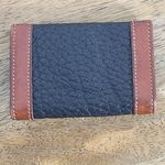 Dooney & Bourke Black and Brown Leather Key Case Vintage Dooney & Burke Key Case Photo 6