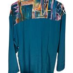 City girl by Nancy bolen vintage teal blouse measurements in pictures Size undefined Photo 4