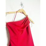Katie May Bananas Midi Dress Size Small Cherry Red Asymmetric One Shoulder Photo 6