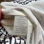 Ann Taylor  Minimalist Silk Blend Office Neutral Print Pencil Skirt 6 Photo 6