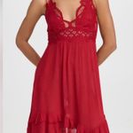 Free People REVOLVE Adella Slip Dress in Red L Photo 3