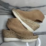 Kanna Wmns Tan Leather Boho Festival Wedge Espadrille Emily Sandal Sz 38 Sz 7.5 Photo 4