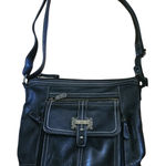 b.o.c. Born Concept Black Faux Leather Shoulder Bag Crossbody Purse Photo 0