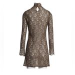 Acne Studios  Woman Belda Leaf Cotton-blend Corded Lace Mini Dress Brown Photo 1