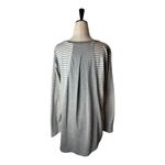 Neon Buddha Shirt Women Small Gray White‎ Striped Long Sleeve Tee Athleisure Photo 1