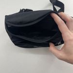 Vintage 80s Pro Spirit Black Canvas Fanny Pack Waist Belt Bag Hip Pack Grunge Photo 14