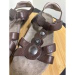 Taos Treasure Leather Sandals Comfort Adjustable Brown Womens Size 10 Photo 2