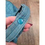 Vera Bradley  Teal Blue Quilted Backpack Purse Adjustable Straps Small Photo 3