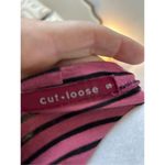 Cut‎ Loose burgundy/black striped tunic dress size S BIN S Red Photo 4