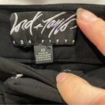 Lord and Taylor Vintage  wide leg flowy luxury dressy pants black tuxedo stripe Photo 2