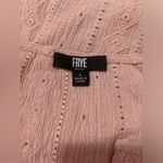 Frye Womens Textured Blousson Sleeve Boho Peasant Blouse Photo 6