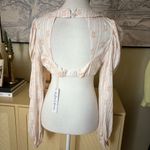 For Love & Lemons  Carly Top  Rose Dainty Open Back Size Large NWT Photo 4