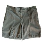 J.Jill Cotton Spandex Green Shorts Size 8 Photo 0