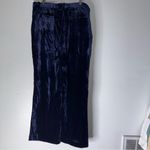 J.Crew  Crushed Velvet Wide Leg Trouser Pants Blue Size 16 Photo 5