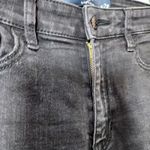 Hollister Crop High Rise Distressed Skinny Black Wash Denim Jeans Photo 6