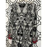 Nicole Miller Nicole By Ladies Red Black Career Style Dress Size Small Photo 5