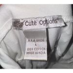 Cute Options Gauze Pleated Midi Skirt Size Large Cottage Country Prairie Fairy White Photo 6