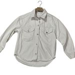 ZARA  Denim Shacket - White - XS Photo 4