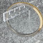 Monet  Women Bangle Bracelet Gold Silver Tone Metal Twist Rope Accent READ DESC. Photo 13