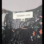 Sugar Lips A Line Dress | Black Floral Lace Bib | XS Photo 5