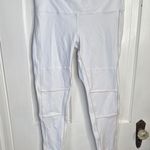 Alo Yoga 7/8 Airbrush White Guard Leggings W1295 Sz M Photo 0