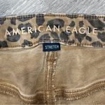 American Eagle  Leopard Print High Waist Stovepipe Jeans Tan Size 6 Long Photo 9