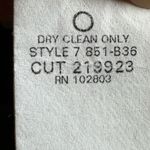 PANTOLIGE Black 2 Fabric Buttons Florals Embroidered Blazer Sz 20W. Fully Lined. Photo 12