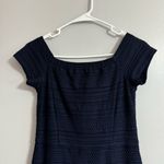 Rebecca Taylor  Navy Blue Dress Size 6 Photo 5