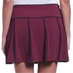 Original Penguin NWT  Multi Piped Pleated Skort Burgundy Blue Size XL Photo 1