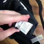 St. John  Womens Pants Large Black Velour Velvetr‎ Pinstripe Wide Leg Trousers Photo 2