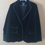 Vintage GEORGE by Mark Eisen Black Velvet Jacket Size 16 Photo 0