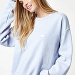 Brandy Melville Erica Light Blue Bear Sweatshirt Photo 1