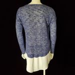 THML  Blue & White Sweater with White Sheer Bottom (S) Photo 3