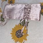 nfc Silky Lace Up Tube Top Photo 1