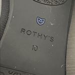 Rothy's  The Square Flats Womens Black Minimalist Neutral Slip On Knit Size 10 Photo 6