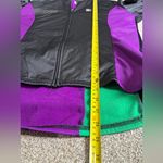 Pearl Izumi VTG Retro Cycling Jacket Sz Large Purple Green Windbreaker Full Zip Photo 3