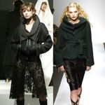 Veronique Leroy Paris Vintage Black Wool Knit Cowl Neck Jacket Short Coat Size XS Photo 14